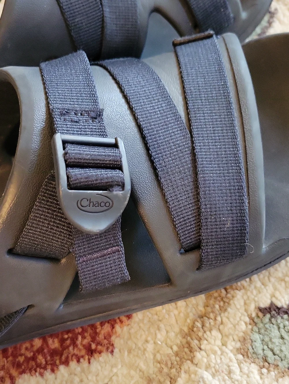 Chaco Navy Strappy Sport Sandals
